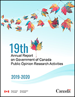 19th Annual Report on Government of Canada Public Opinion Research Activities